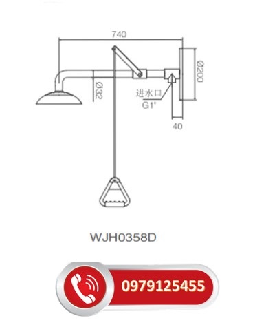 Thông Số Kĩ Thuật Vòi Sen Tắm Khẩn Cấp WJH0358D